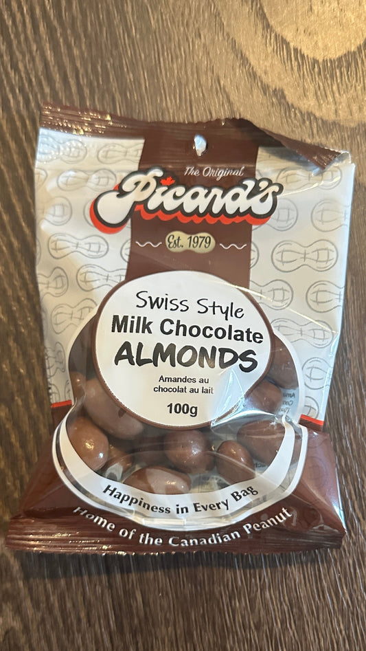 Picard's Peanuts Swiss Style Milk Chocolate Almonds