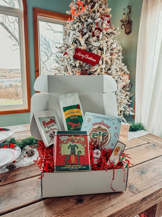 Elf Inspired Christmas Gift Box